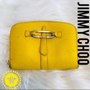 🌻Jimmy Choo Authentic Sunflower Yellow Wallet